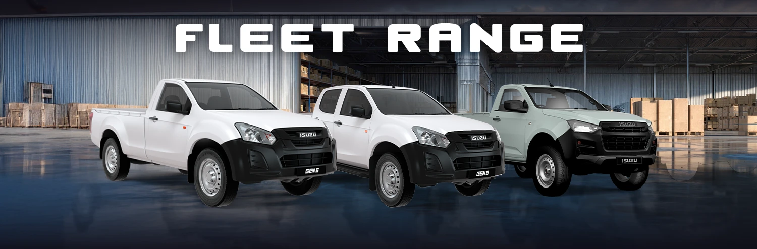 isuzu fleet range image slider