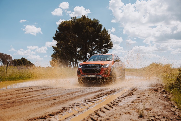 Isuzu D-Max on South African roads